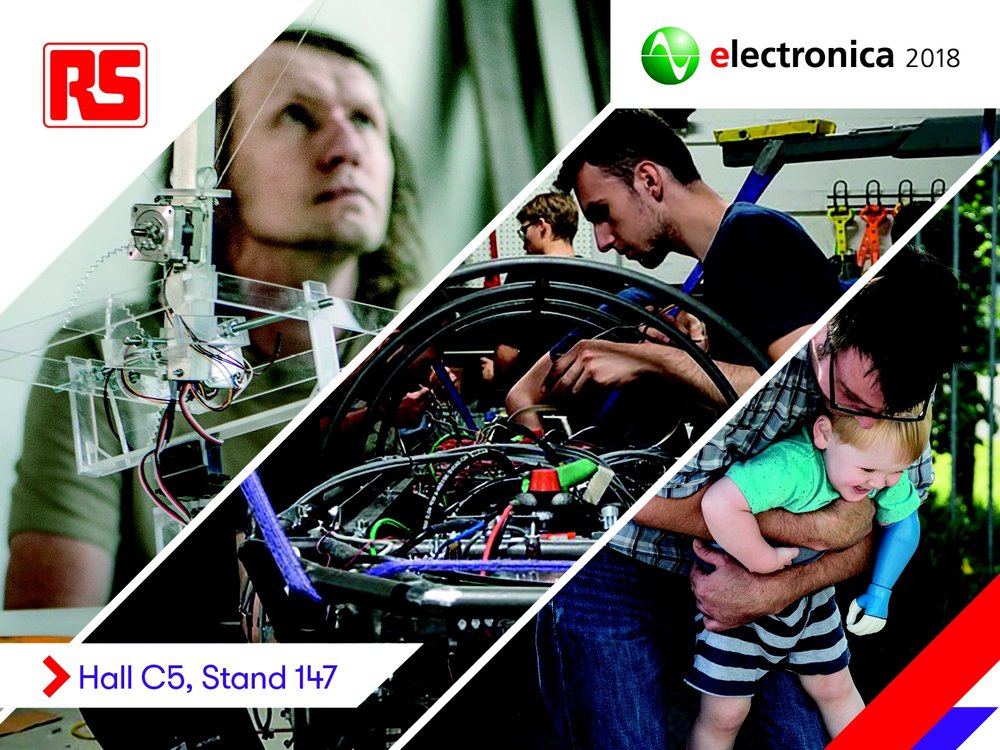 RS Components met l’accent sur l'innovation et l'inspiration lors du salon Electronica 2018